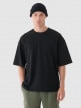 OUTHORN Men's boxy cut t-shirt deep black