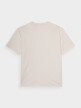 OUTHORN Men's oversize plain T-shirt - cream 6