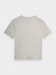 OUTHORN Men's oversize plain T-shirt - grey gray 8