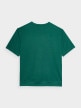 OUTHORN Men's oversize plain T-shirt - green 5