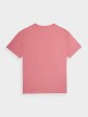 OUTHORN Men's oversize T-shirt with embroidery - pink pink 7