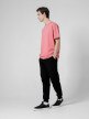 OUTHORN Men's oversize T-shirt with embroidery - pink pink 2