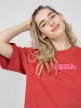 OUTHORN Women's oversize Tshirt with print  red red