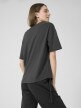 OUTHORN Women's oversize T-shirt with print darrk gray 3