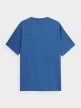 OUTHORN Men's oversize T-shirt with print - blue blue 6