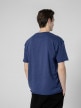 OUTHORN Men's T-shirt with embroidery - navy blue 3