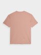 OUTHORN Men's T-shirt with embroidery - coral powder coral 6
