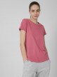 OUTHORN Women's T-shirt with print dark pink 2