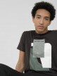 OUTHORN Men's Tshirt with print darrk gray