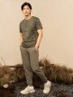 OUTHORN Men's T-shirt with print khaki 2