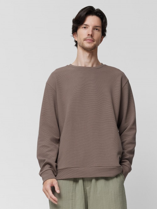 OUTHORN Men's pullover ribbed sweatshirt