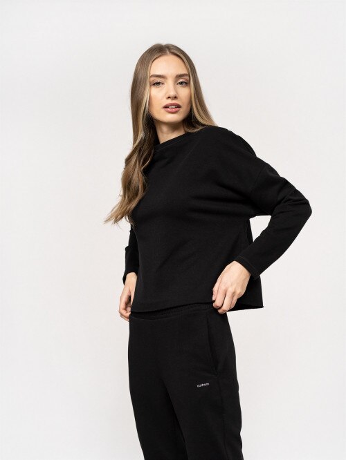 OUTHORN Women's crewneck deep black