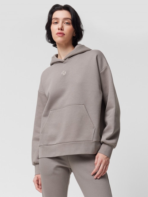 OUTHORN Women's boxy cut hoodie gray