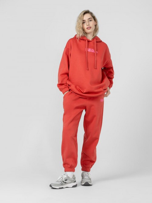 Women's oversize hoodie - red