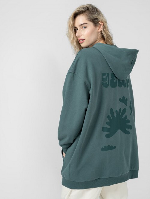 OUTHORN Women's oversize hoodie  olive