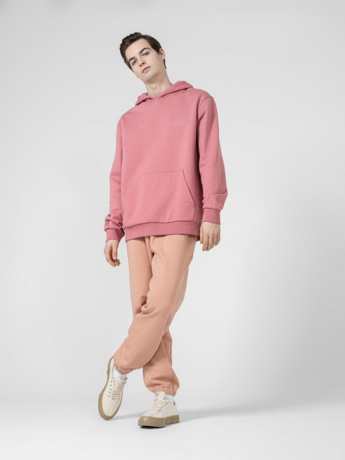 Men's oversize hoodie - pink