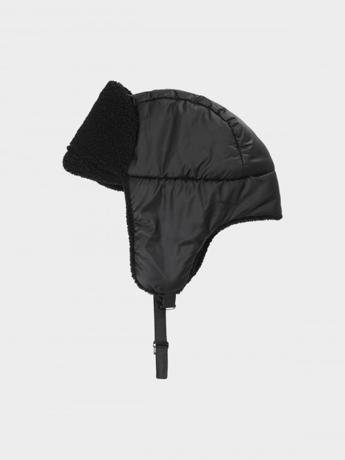 OUTHORN Men's winter hat  deep black