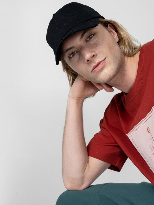 OUTHORN Men's cap deep black