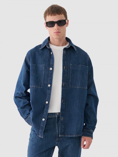 OUTHORN Men's denim shirt