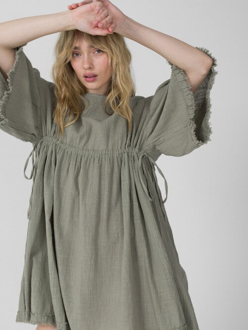 OUTHORN Relaxed summer dress  mint mint