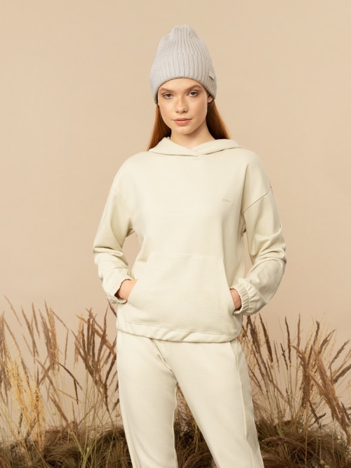 OUTHORN Women's pullover hoodie cream