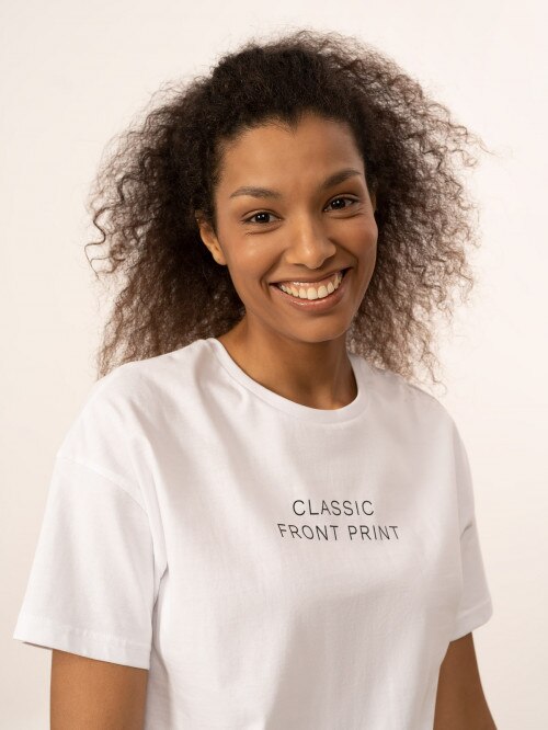 Women's oversize T-shirt with print