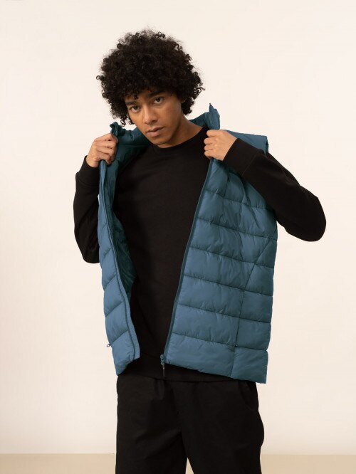 OUTHORN Men's synthetic down vest blue