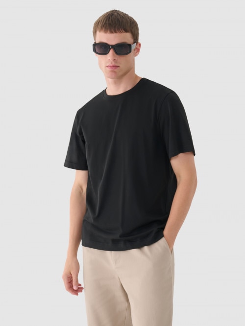 OUTHORN Men's basic tshirt deep black