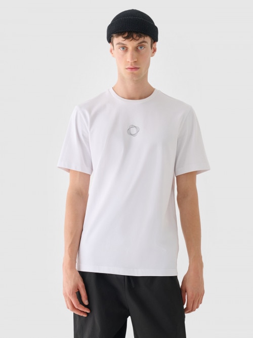 OUTHORN Men's tshirt with print white