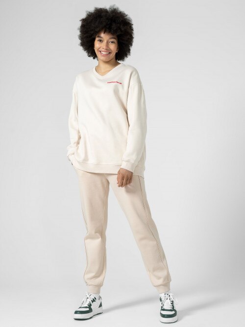 OUTHORN Women's sweatpants  cream