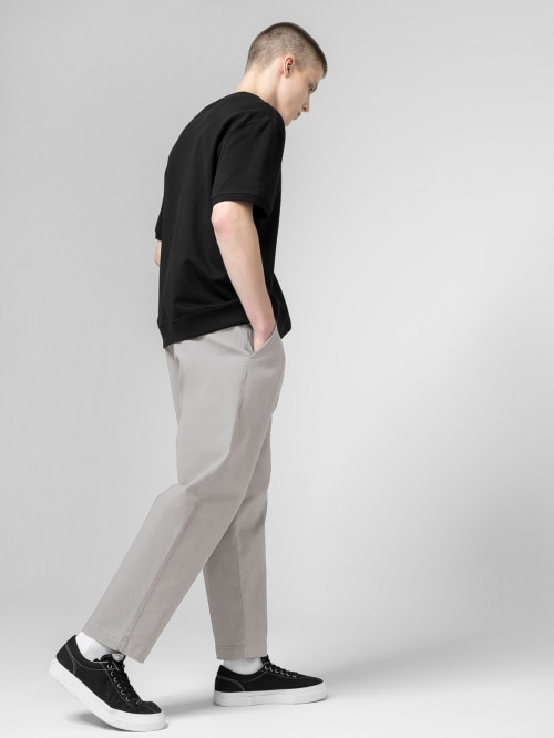 Men's woven trousers  grey