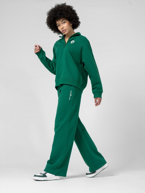 OUTHORN Women's wideleg sweatpants  green