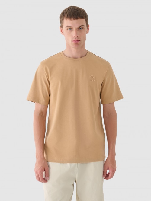 OUTHORN Men's tshirt with embroidery 