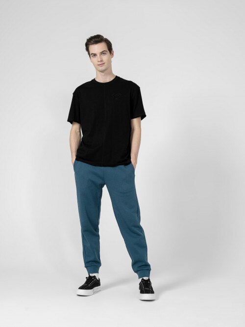 Men's T-shirt with print - black